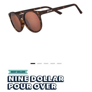 NWT Goodr Nine Dollar Pour Over Circle G Sunglasses